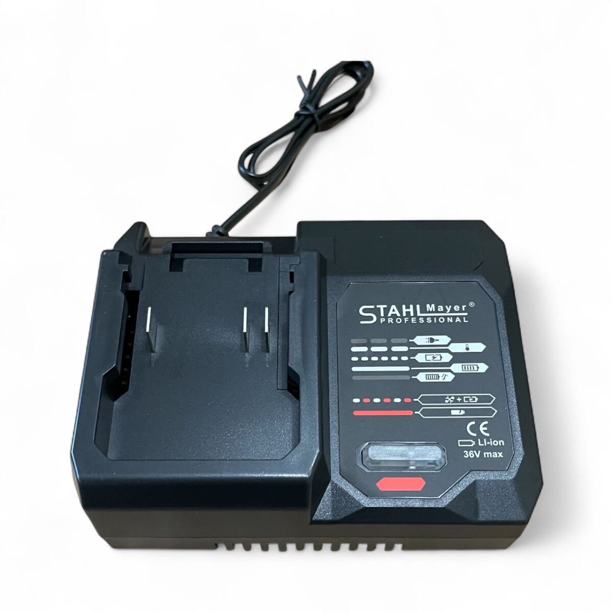 Акумулаторен ъглошлайф 36V 8,0AH STAHLMAYER-Black - Image 6