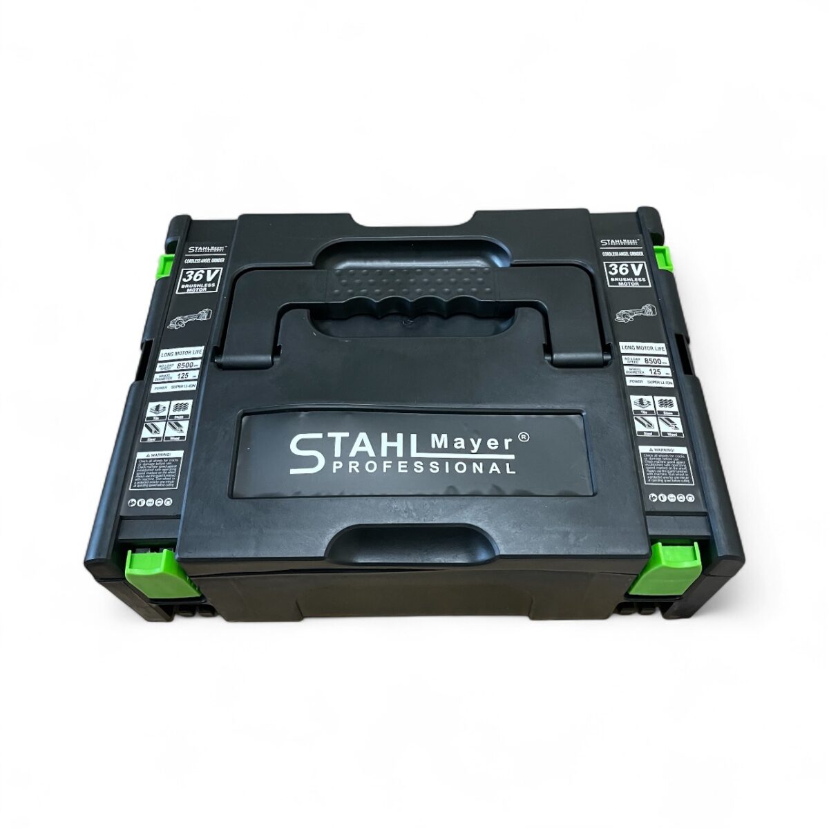 Акумулаторен ъглошлайф 36V 8,0AH STAHLMAYER-Black - Image 7