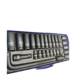 Комплект с ударни вложки 27 части 1/2“ CR–V в метален куфар HAWEK - Image 2