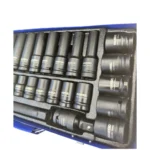 Комплект с ударни вложки 27 части 1/2“ CR–V в метален куфар HAWEK - Image 3