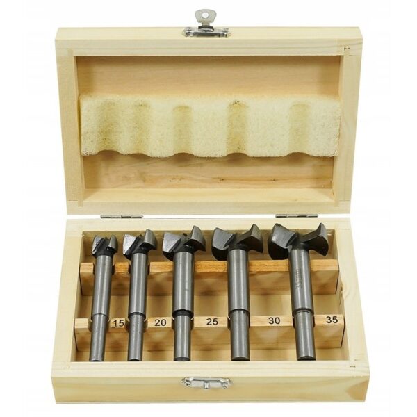 Комплект фрезери за дърво VOREL by TOYA  22551 15-35 мм 5 броя 8 мм