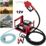 Електрическа помпа за източване на гориво, бензиноколонка с брояч -  12V