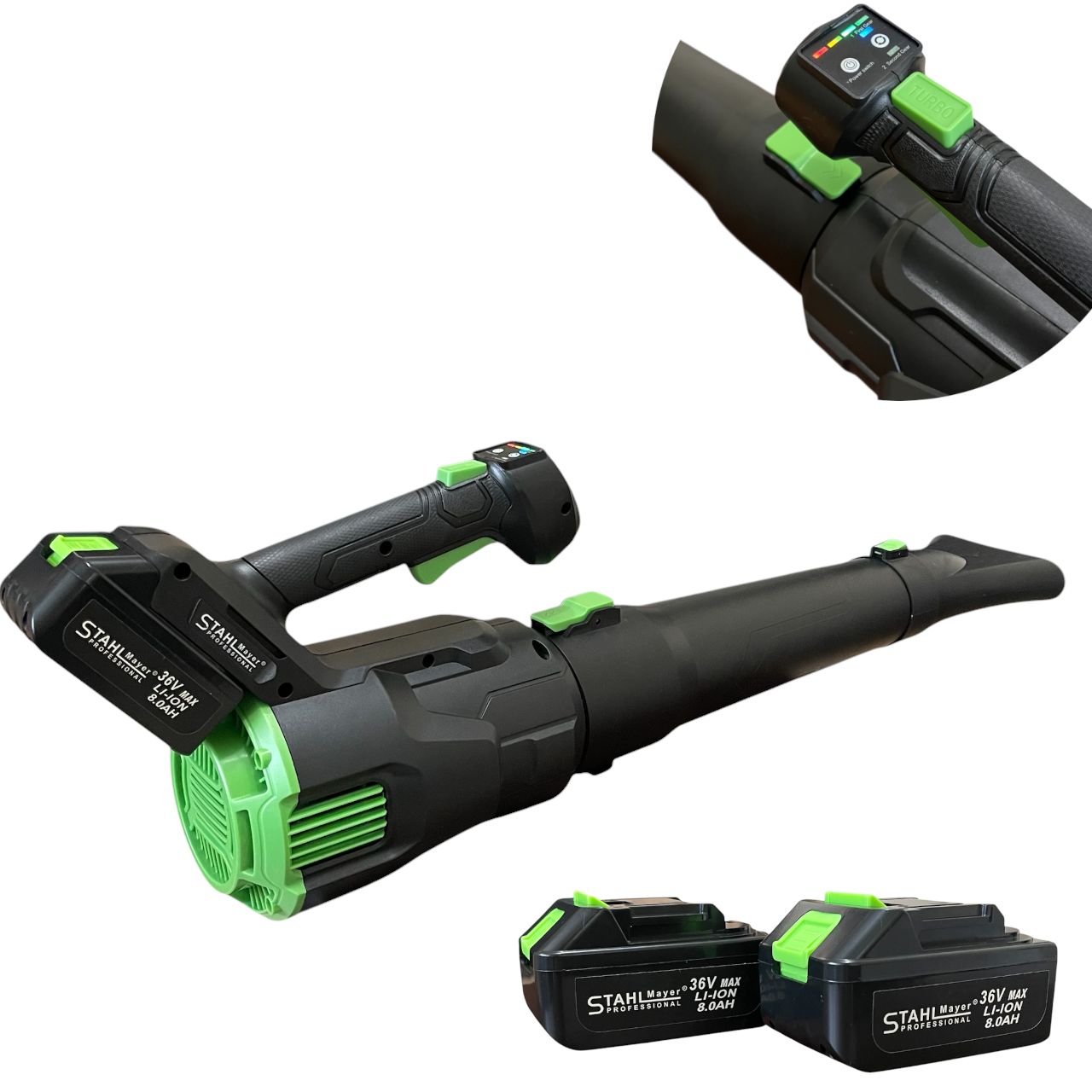viber_изображение_2025-10-20_10-44-00-935 Акумулаторна въздуходувка STAHLMAYER  36v-8Ah. Духалка за листа 2 батерии и зарядно - Image 1