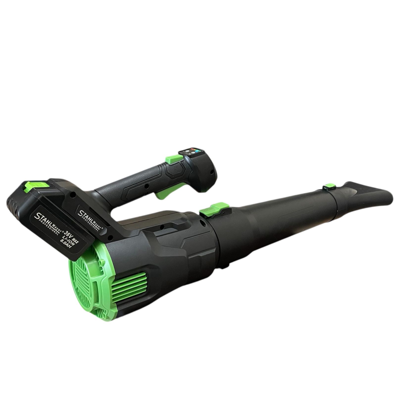 viber_изображение_2025-10-20_10-44-01-138 Акумулаторна въздуходувка STAHLMAYER  36v-8Ah. Духалка за листа 2 батерии и зарядно - Image 4