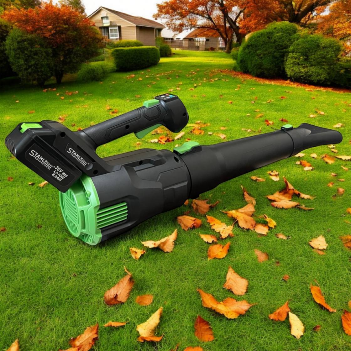 viber_изображение_2025-10-20_10-44-01-348 Акумулаторна въздуходувка STAHLMAYER  36v-8Ah. Духалка за листа 2 батерии и зарядно - Image 5