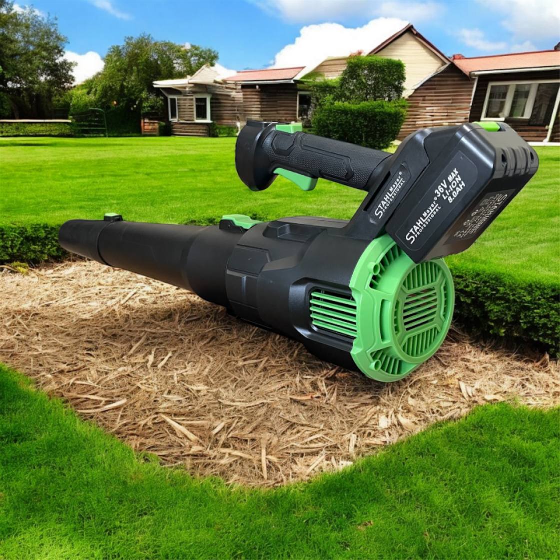 viber_изображение_2025-10-20_10-44-02-408 Акумулаторна въздуходувка STAHLMAYER  36v-8Ah. Духалка за листа 2 батерии и зарядно - Image 10