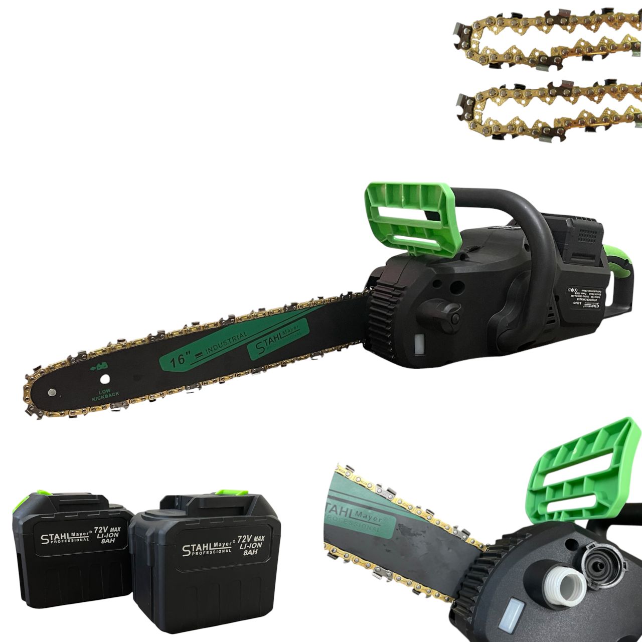 viber_изображение_2025-10-20_10-54-44-929 Акумулаторна Верижна Резачка STAHLMAYER 72V 8Ah – 16" Шина, 2 Вериги, Дисплей и Активна Спирачка - Image 2