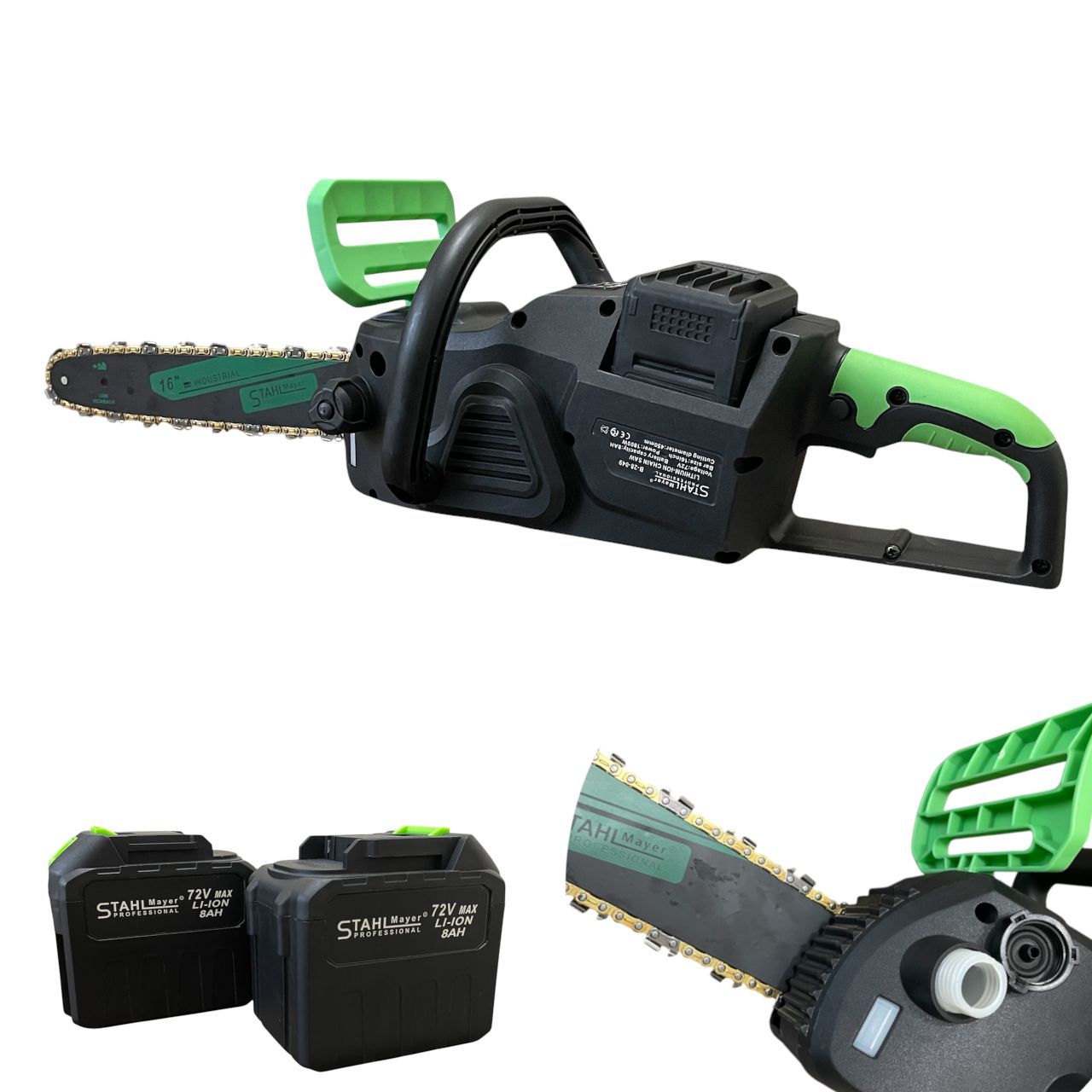 viber_изображение_2025-10-20_10-55-18-926 Акумулаторна Верижна Резачка STAHLMAYER 72V 8Ah – 16" Шина, 2 Вериги, Дисплей и Активна Спирачка - Image 3