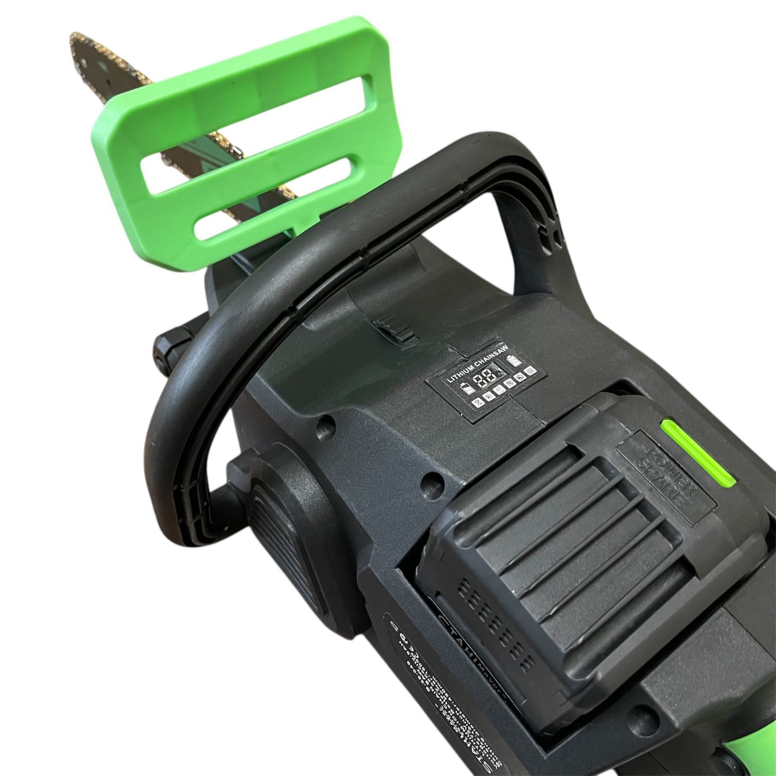 viber_изображение_2025-10-20_10-55-20-451 Акумулаторна Верижна Резачка STAHLMAYER 72V 8Ah – 16" Шина, 2 Вериги, Дисплей и Активна Спирачка - Image 7