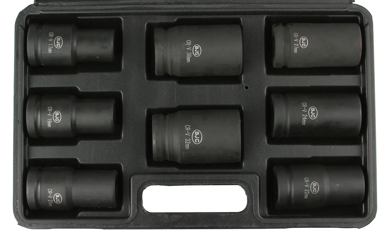 zestaw-nasadek-udarowych-3-4-17-32mm-8pcs-bjc-5 Комплект 6 – стенни ударни вложки 8 части 3/4 BJC - Image 5