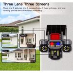 Соларна охранителна камера Sunvision – 16 MP 3 обектива аларма Wi-Fi - Image 2