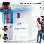 Соларна охранителна камера Sunvision – 16 MP 3 обектива аларма Wi-Fi - Image 5