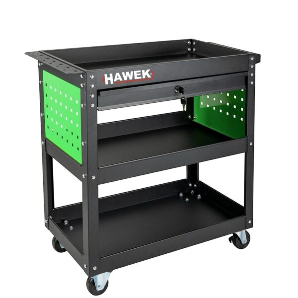 Инструментална количка с 3 рафта и 1 чекмедже HAWEK
