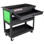 Инструментална количка с 3 рафта и 1 чекмедже HAWEK - Image 3