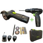 Комплект акумулаторен ударен винтоверт + мини ъглошлайф STAHLMAYER 24V - Image 2