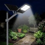 Улична соларна лампа с панел и стойка 2200W SUNVISION - Image 7