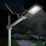Улична соларна лампа с панел и стойка 1800W SUNVISION - Image 5