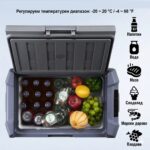 Преносим хладилник фризер хладилна кутия с компресор 12V/24V 100/220V 30 литра HAWEK - Image 4
