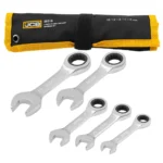 Комплект къси ключове с тресчотка 5 части (10–19 мм) JCB - Image 2