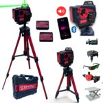 Лазерен Нивелир 4D, 16 линии, 360°, зелен лазер  и Bluetooth високоговорител STAHLMAYER PROFESSIONAL